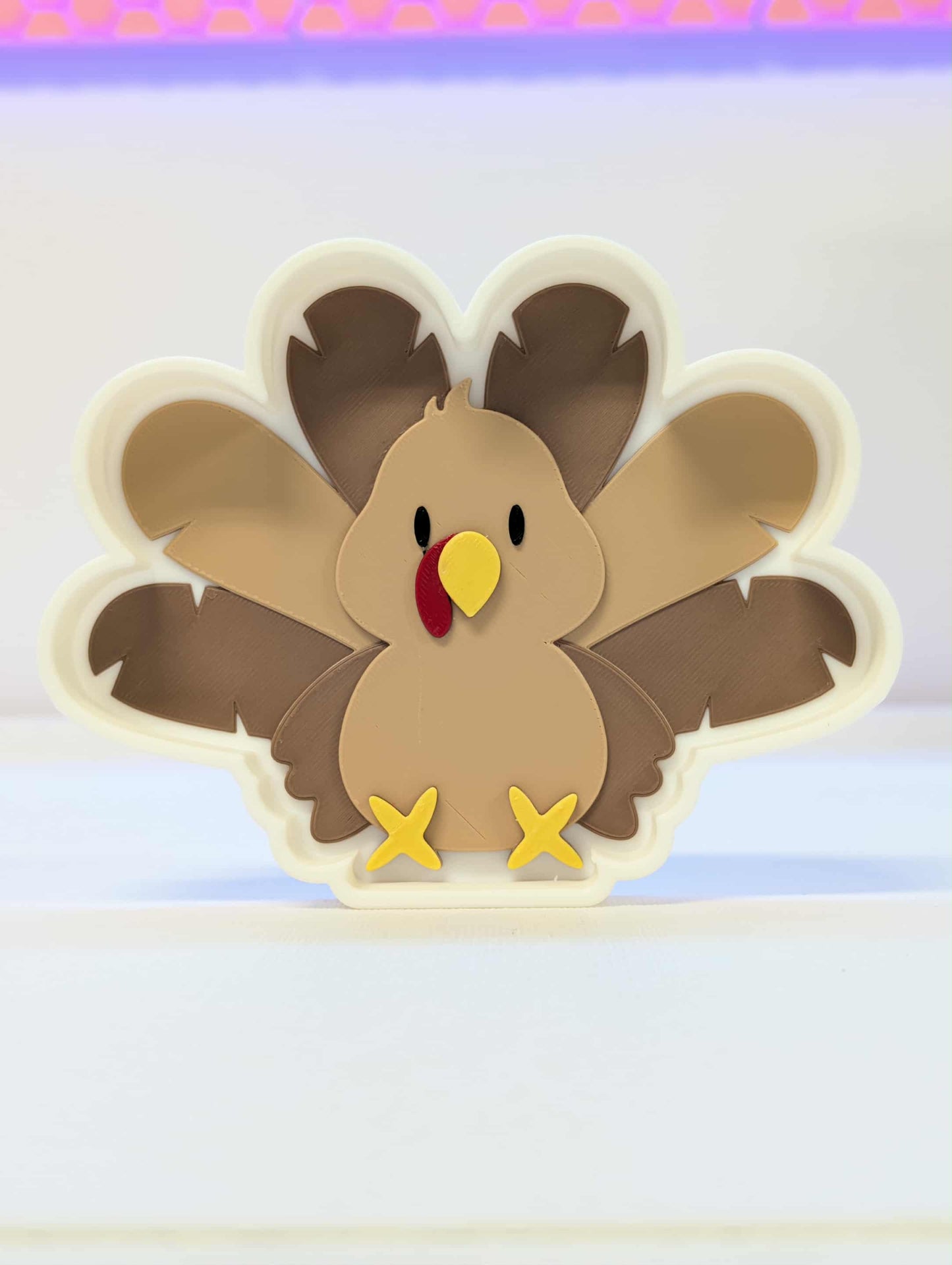 Turkey Trinket Dish STL & 3MF File – 3D Print File – Cute Desk Organization – Digital Download