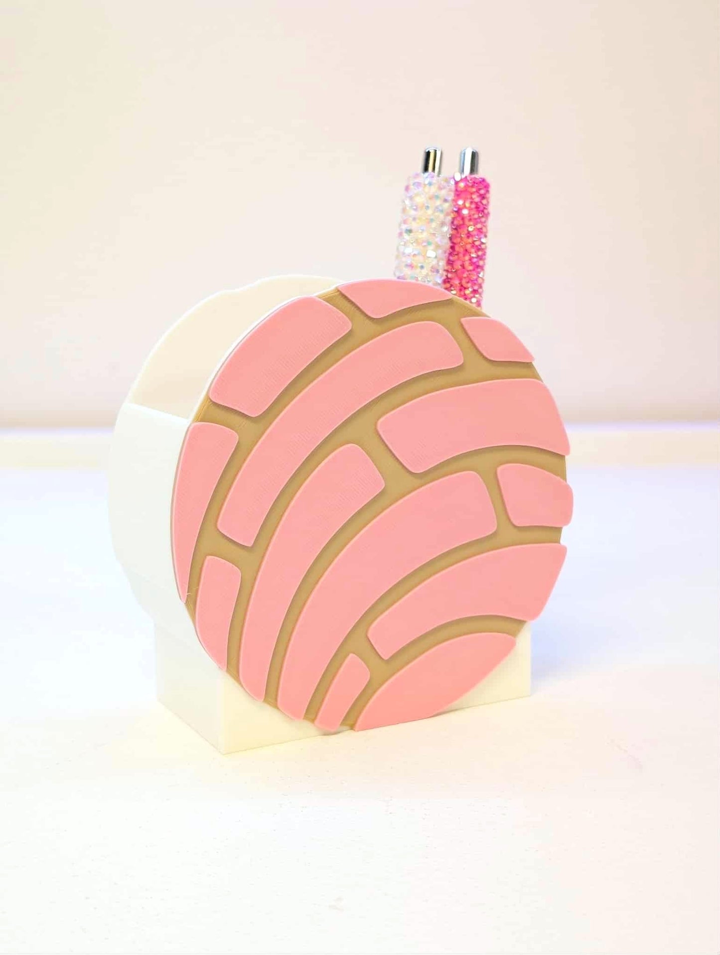 Circle Concha 3D Print File Bundle | Pen Holder, Sticky Note Holders, Straw Toppers, Paper Clip | STL & 3MF Digital Download