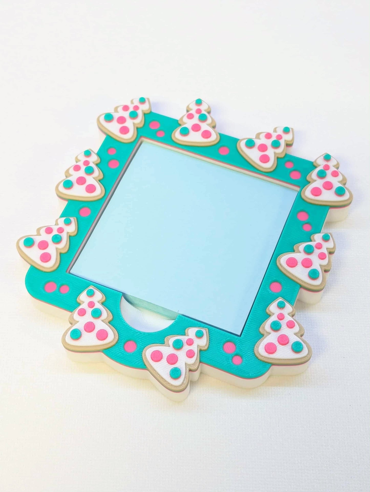 Christmas Cookie Sticky Note Holder: 3D Print File (STL/3MF Digital Download)