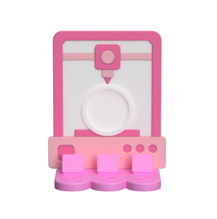Digital Download - NFC Display Backing - 3D Printer Backing - Circle