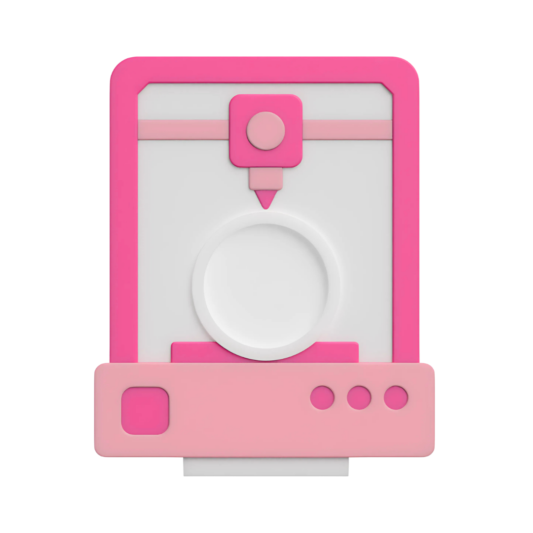 Digital Download - NFC Display Backing - 3D Printer Backing - Circle