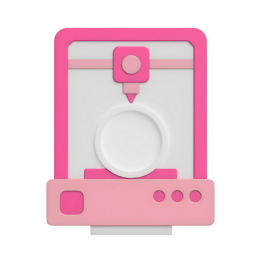 Digital Download - NFC Display Backing - 3D Printer Backing - Circle