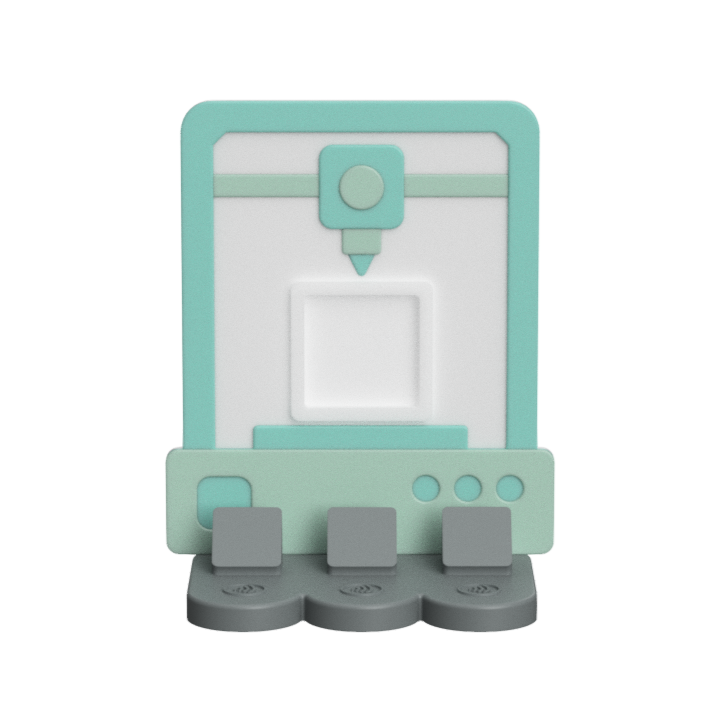 Digital Download - NFC Display Backing - 3D Printer Backing - Square