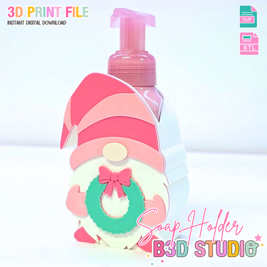 Gnome Soap Holder: 3D Print STL & 3MF File (Digital Download)
