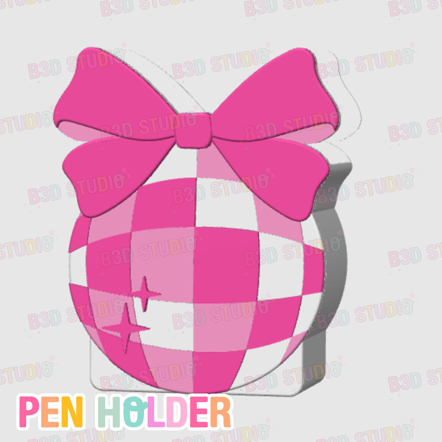 Disco Bow 3D Print File Bundle (STL & 3MF Digital Download)