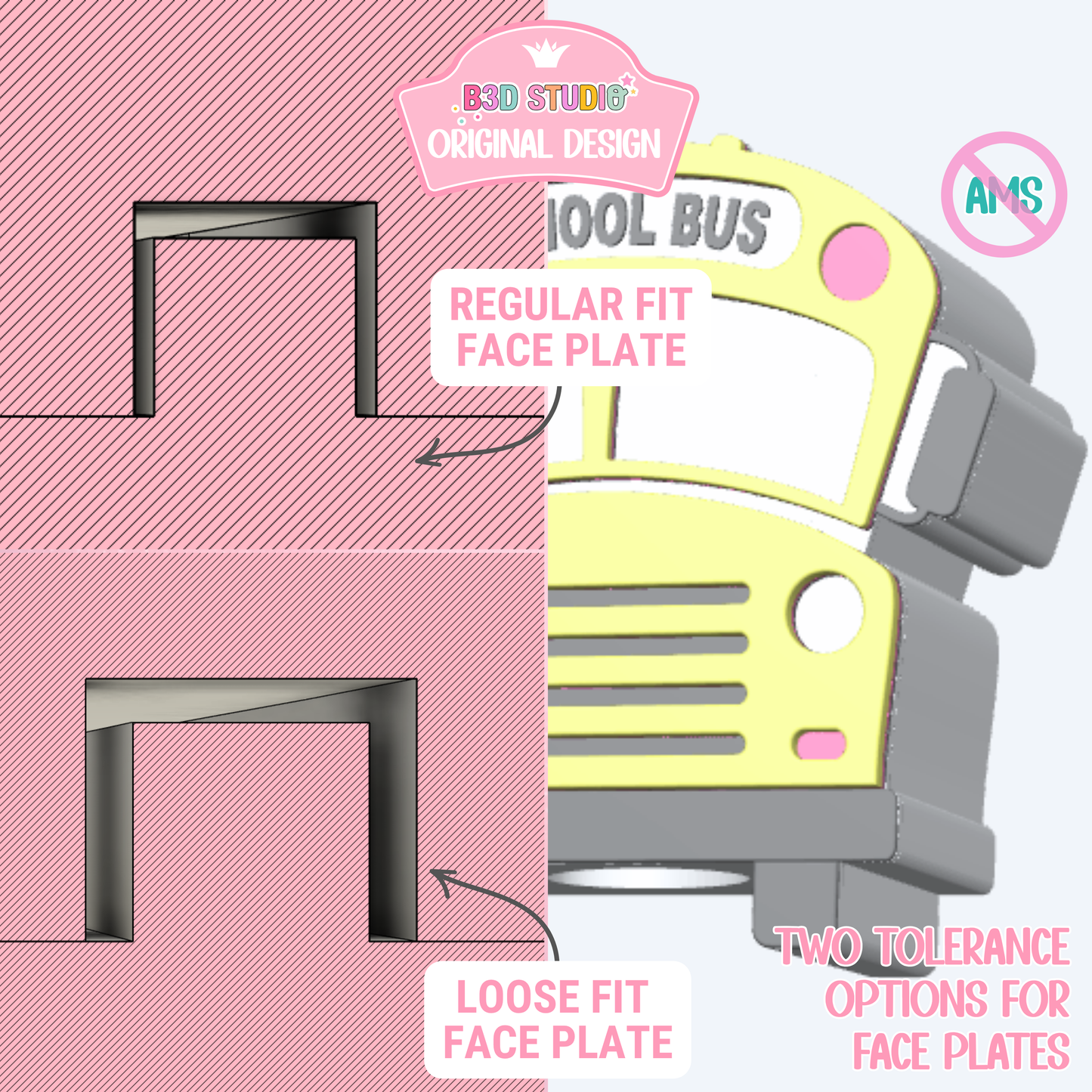 School Bus Soap Holder: 3D Print STL & 3MF File (Digital Download)