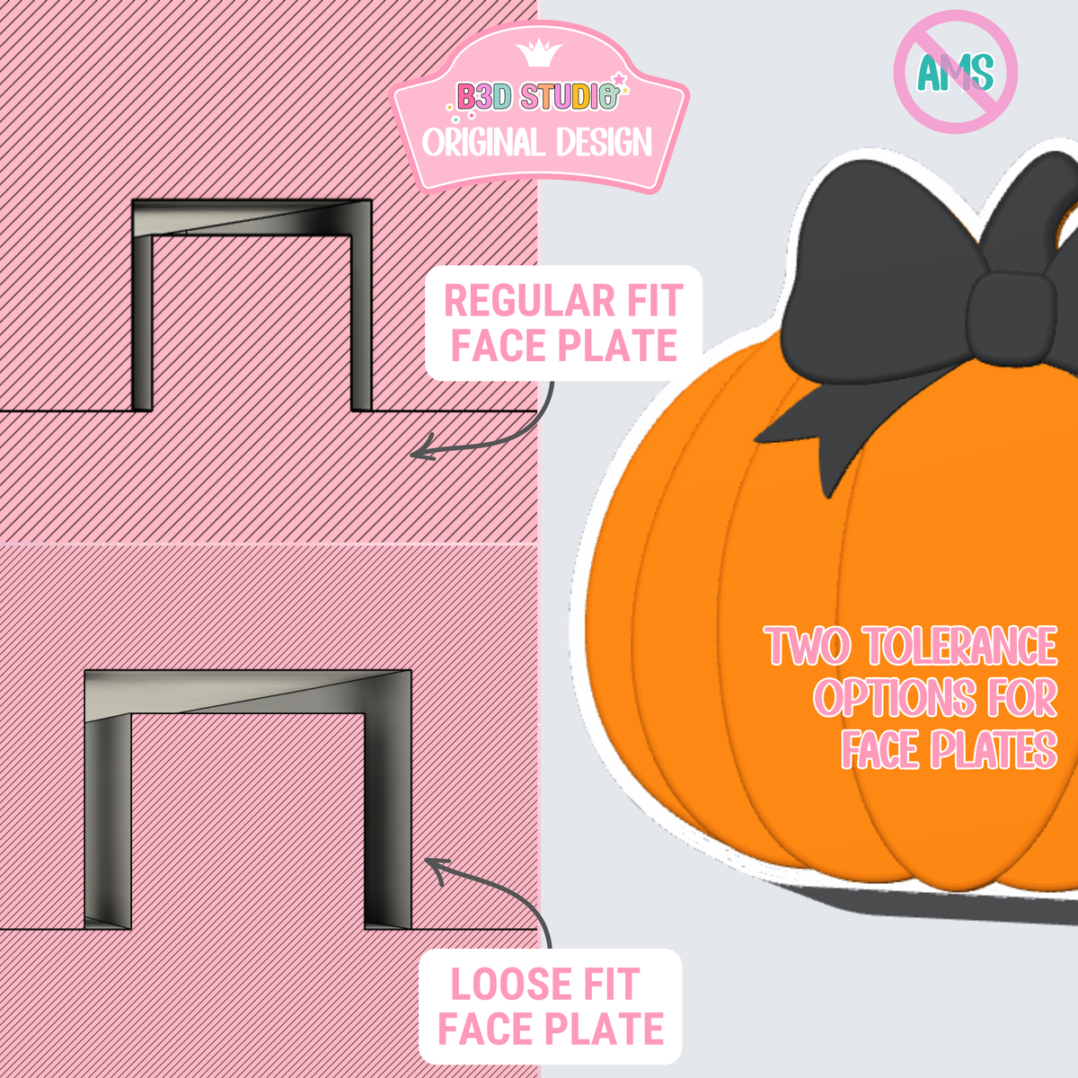 Bow Pumpkin Pen Holder: 3D Print STL & 3MF File (Digital Download)