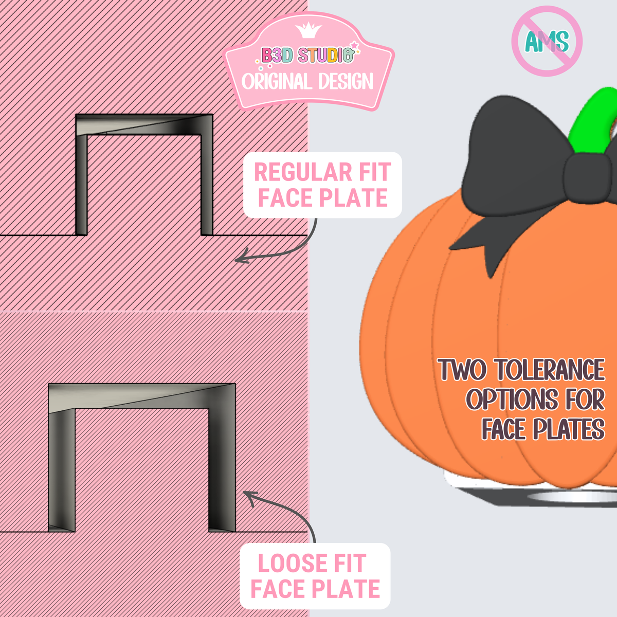 Bow Pumpkin Soap Holder: 3D Print STL & 3MF File (Digital Download)