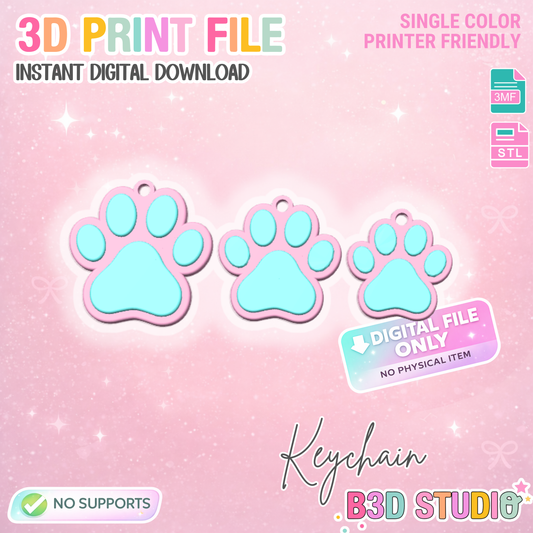 Digital Download - Paw NFC Keychain