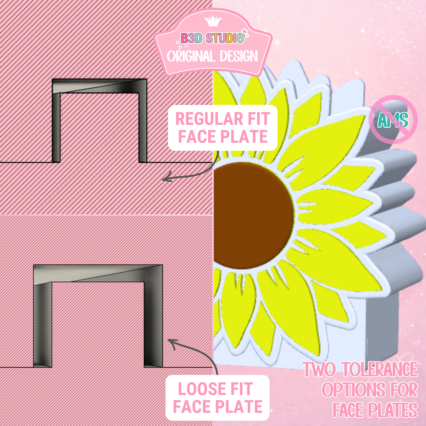 Sunflower Pen Holder: 3D Print STL & 3MF File (Digital Download)
