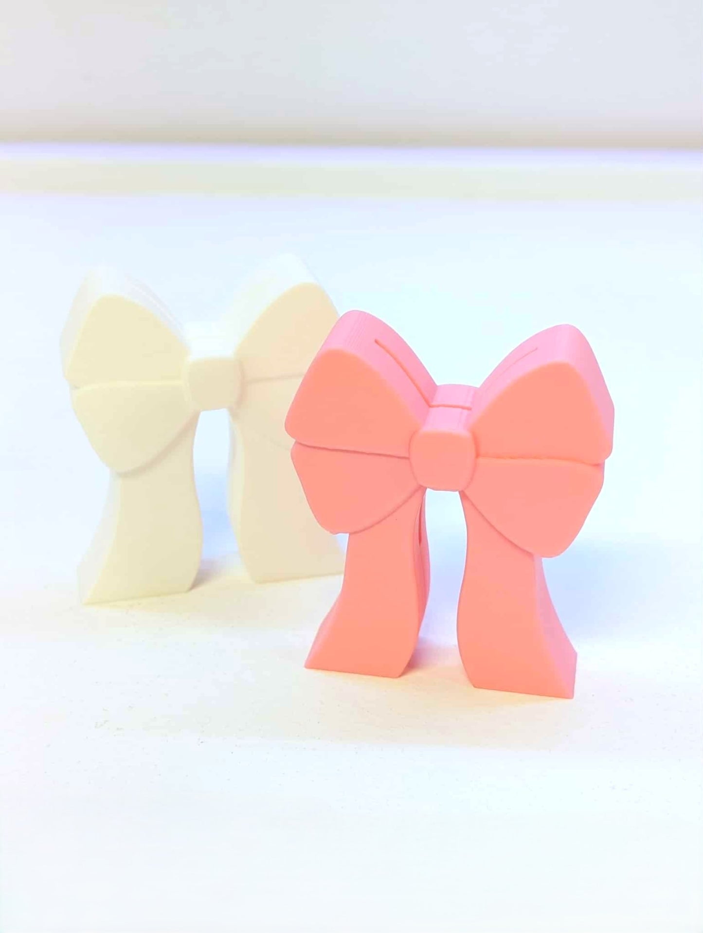 Coquette Bow Paper Clip Holder/Display 3D Print File (STL & 3MF Digital Download)