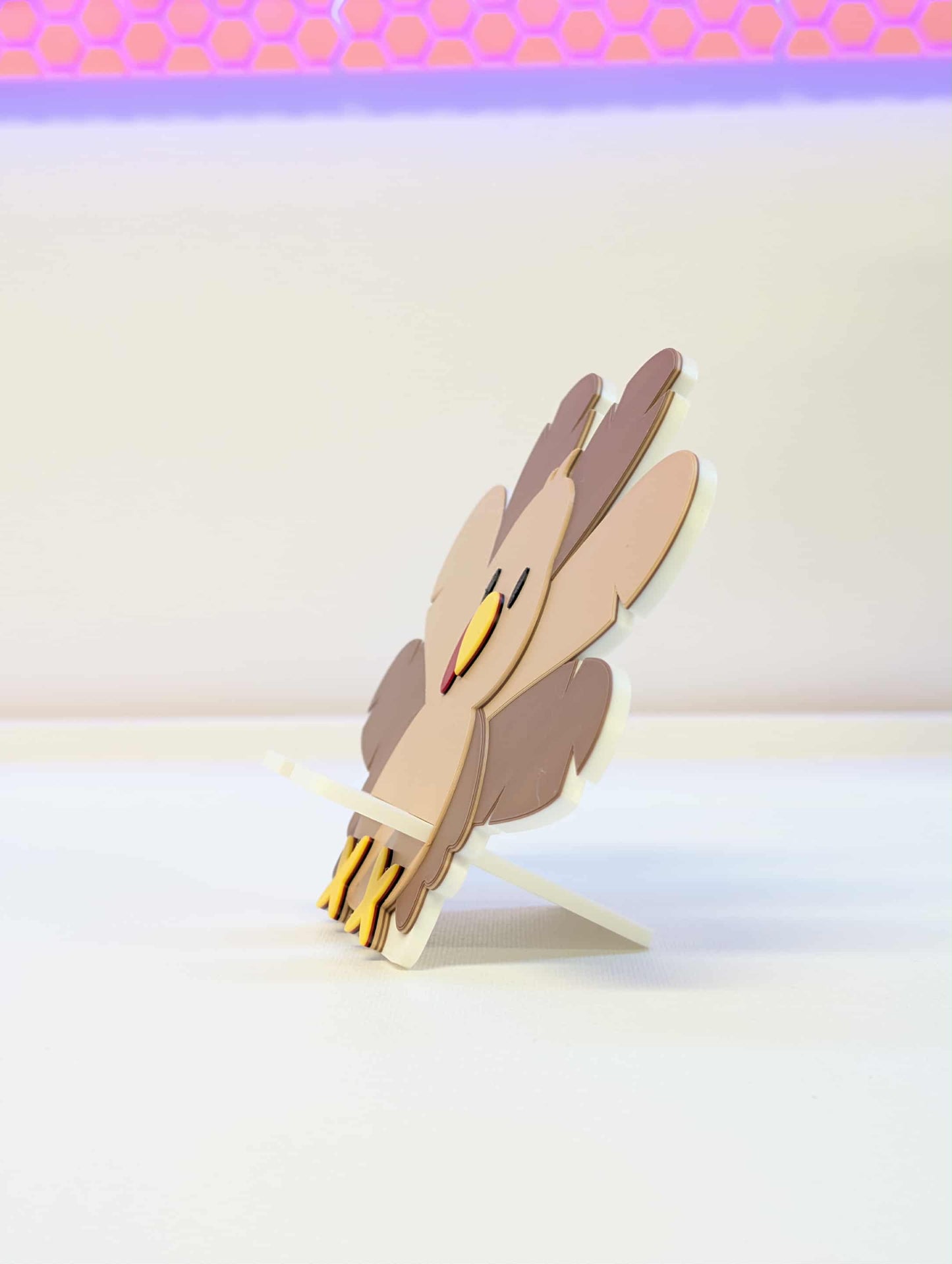 Turkey Phone Holder 3D Print File: Fun Desk Decor (STL/3MF Digital Download)