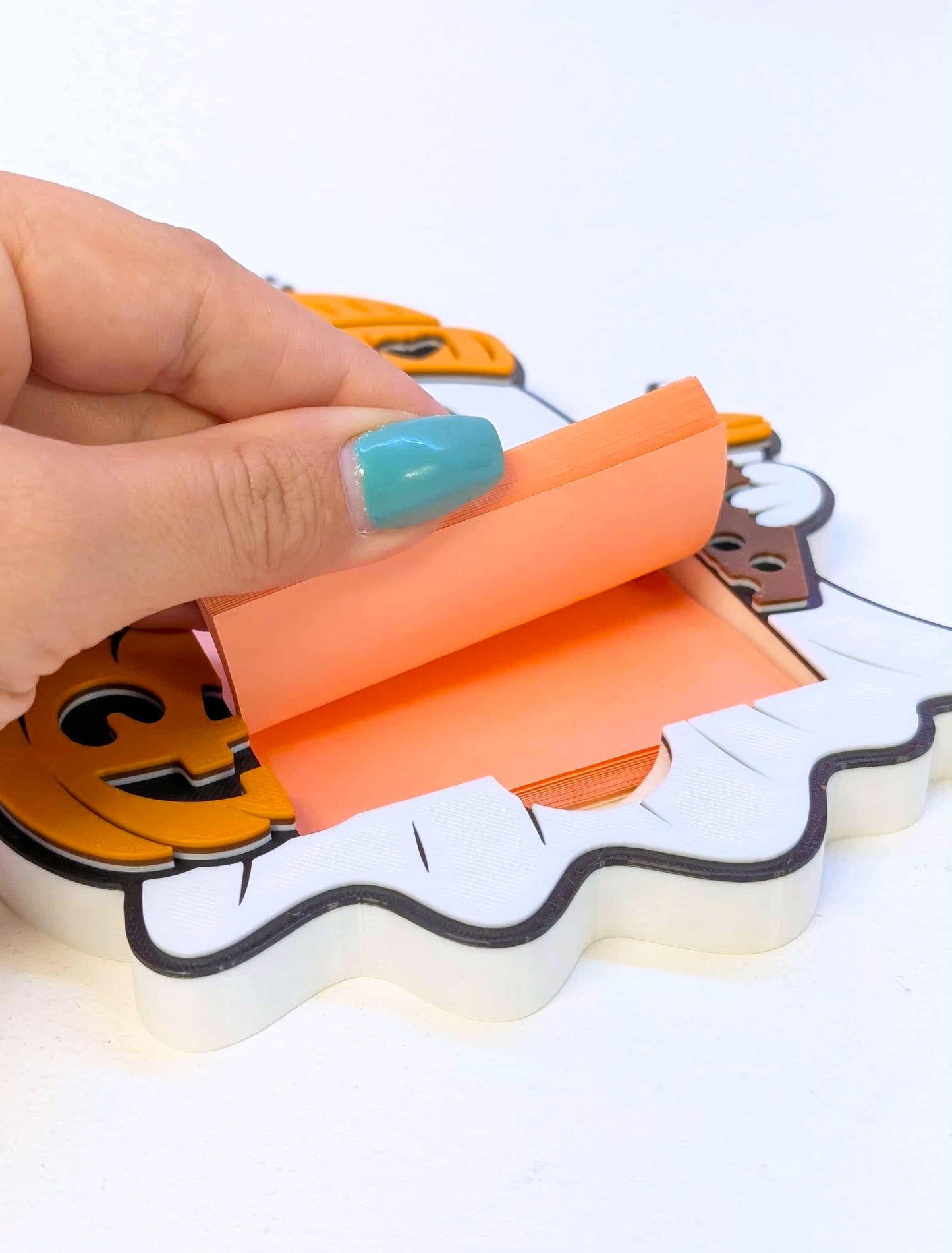Fall Ghost Sticky Note Holder - STL & 3MF - Digital Download