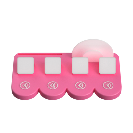 4 Icon Business Card Holder - NFC Display Base