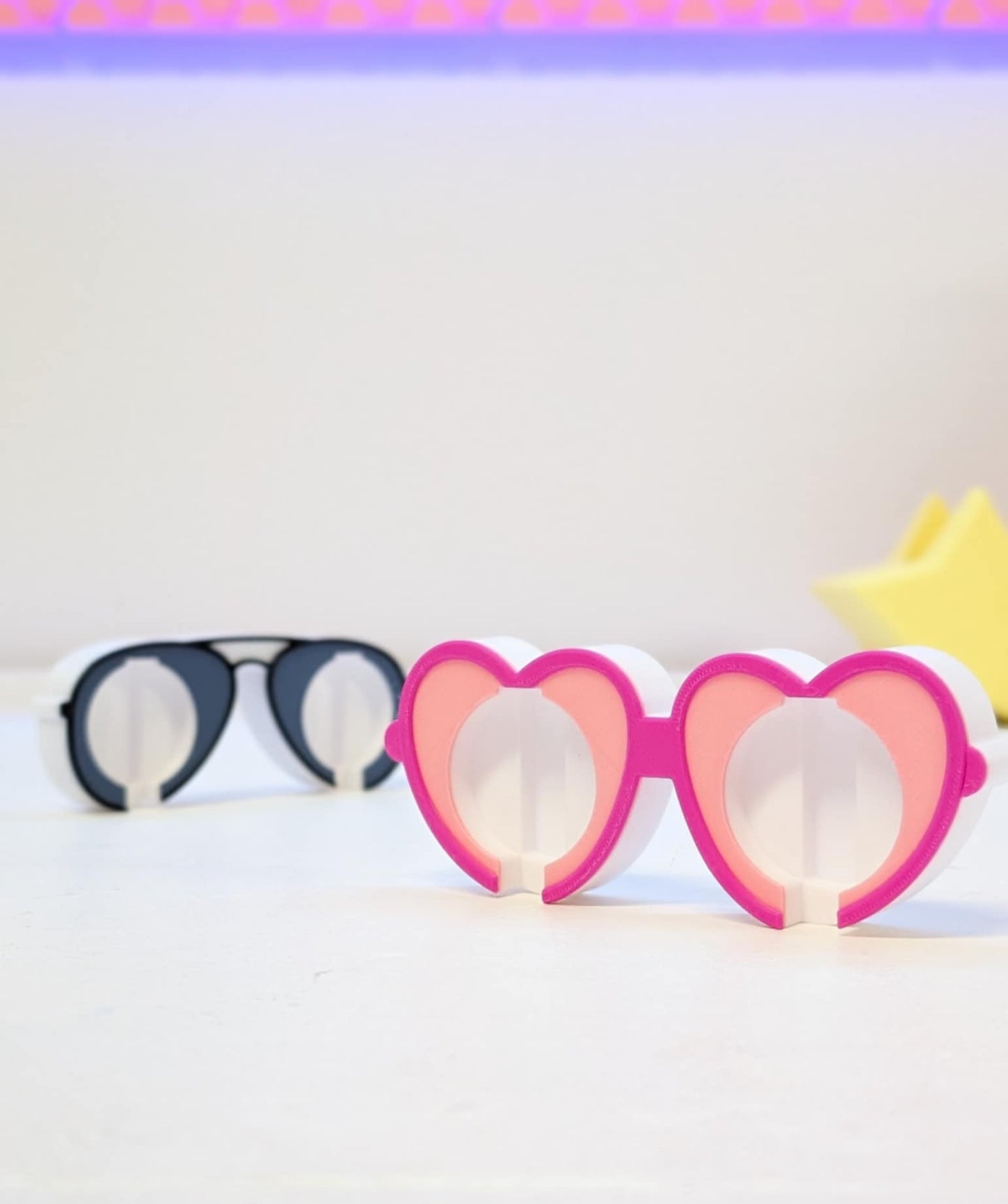 Digital Download - Heart Glasses Badge Reel Holder
