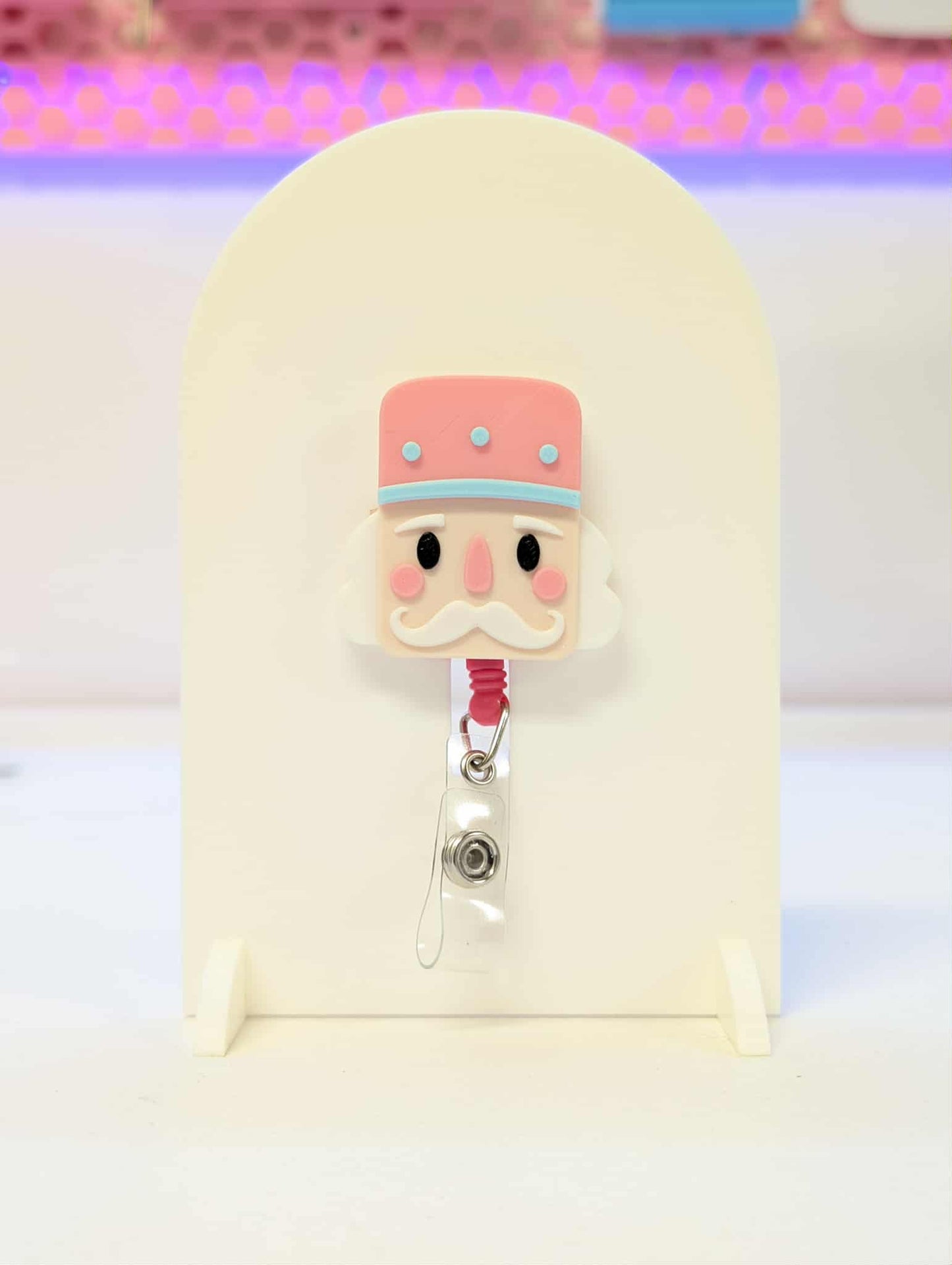 Nutcracker Badge Reel Topper 3D Print File (STL & 3MF Digital Download)