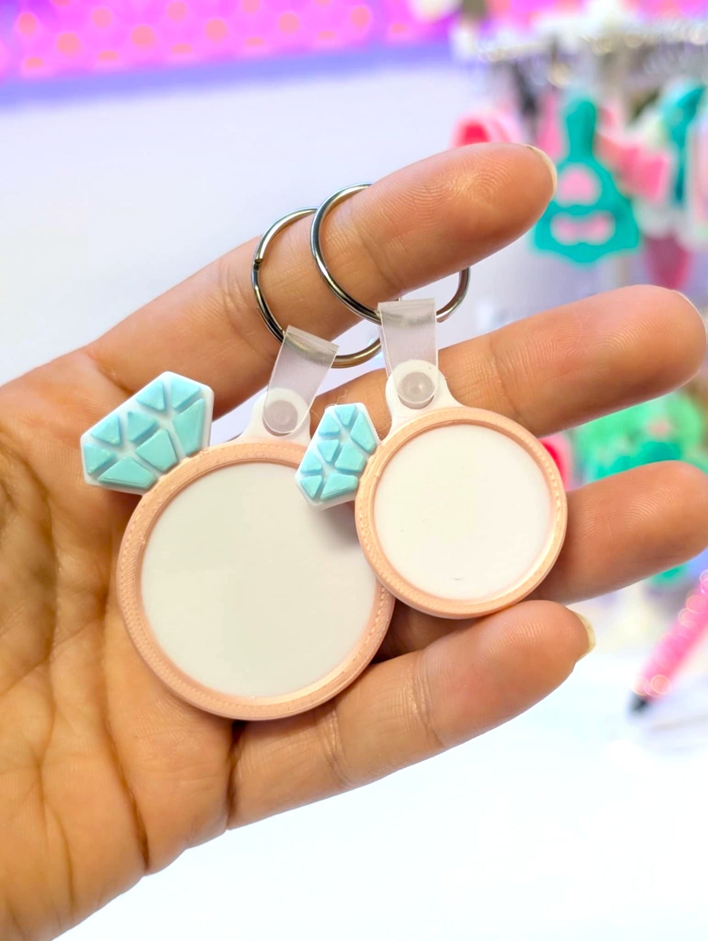 Digital Download - Diamond Ring NFC Keychain
