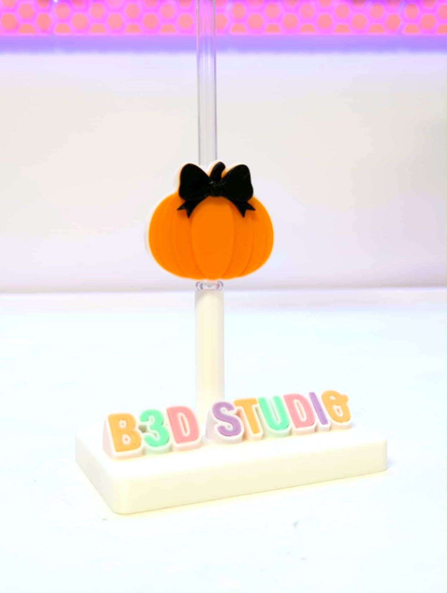 Straw Topper Display 3D Print File (STL & 3MF Digital Download)