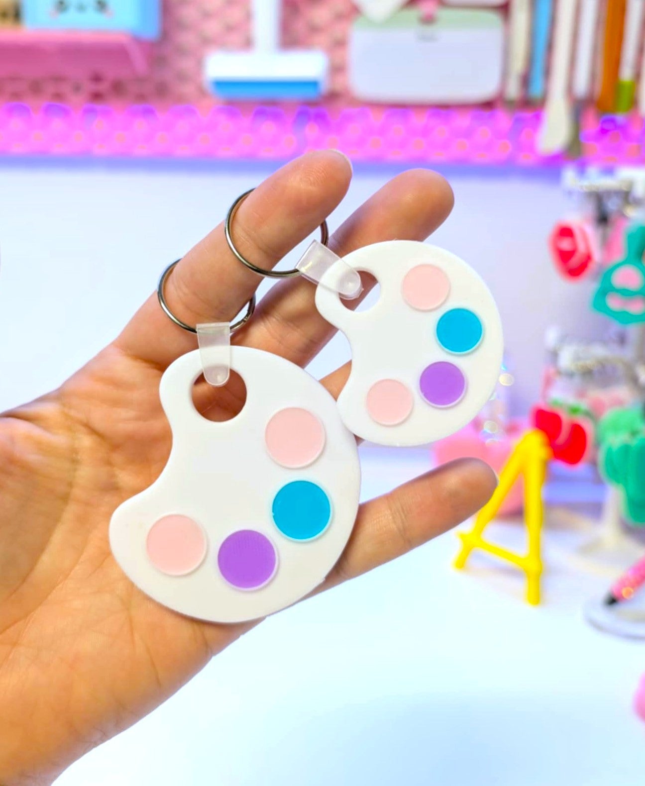 Digital Download - Paint Tray Keychain
