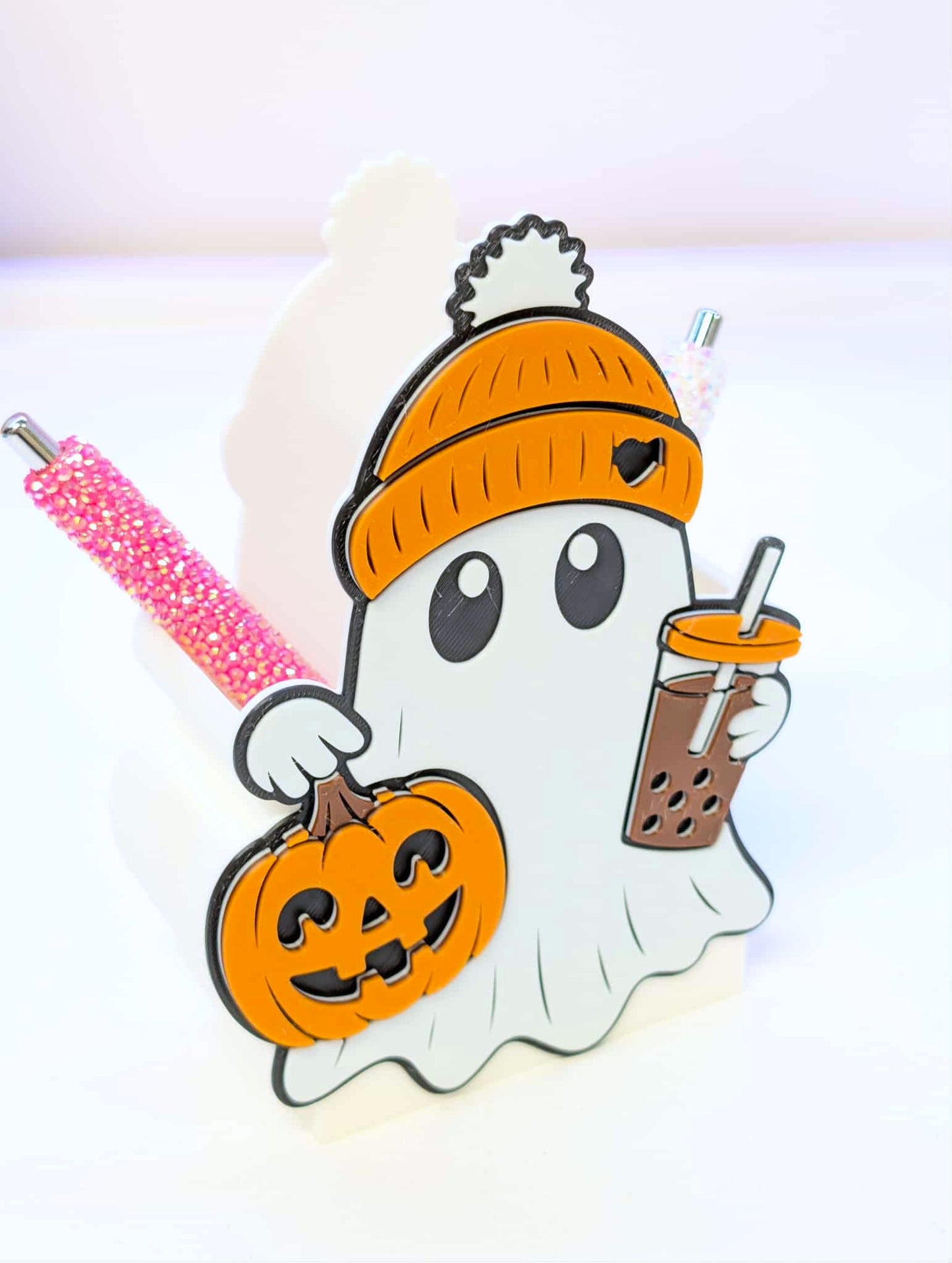 Digital Download - Fall Ghost Pen Holder STL & 3MF File