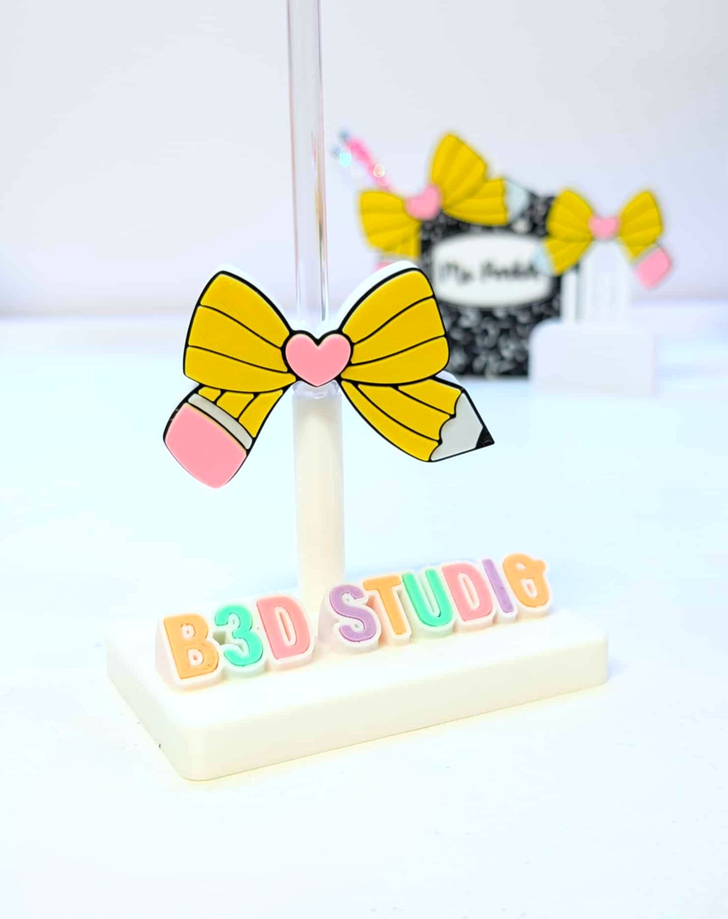 Straw Topper Display 3D Print File (STL & 3MF Digital Download)
