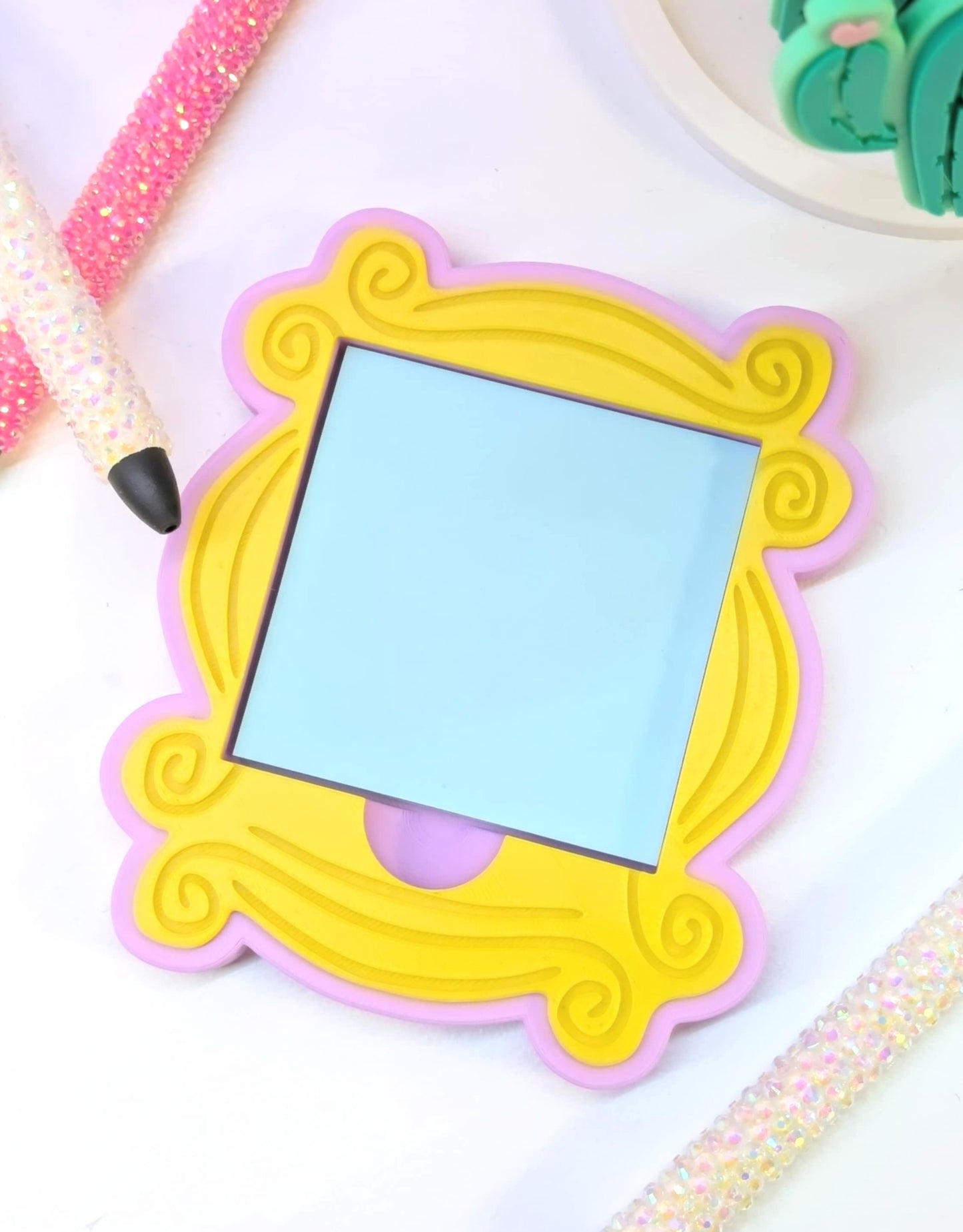 Vintage Frame Sticky Note Holder - STL & 3MF - Digital Download