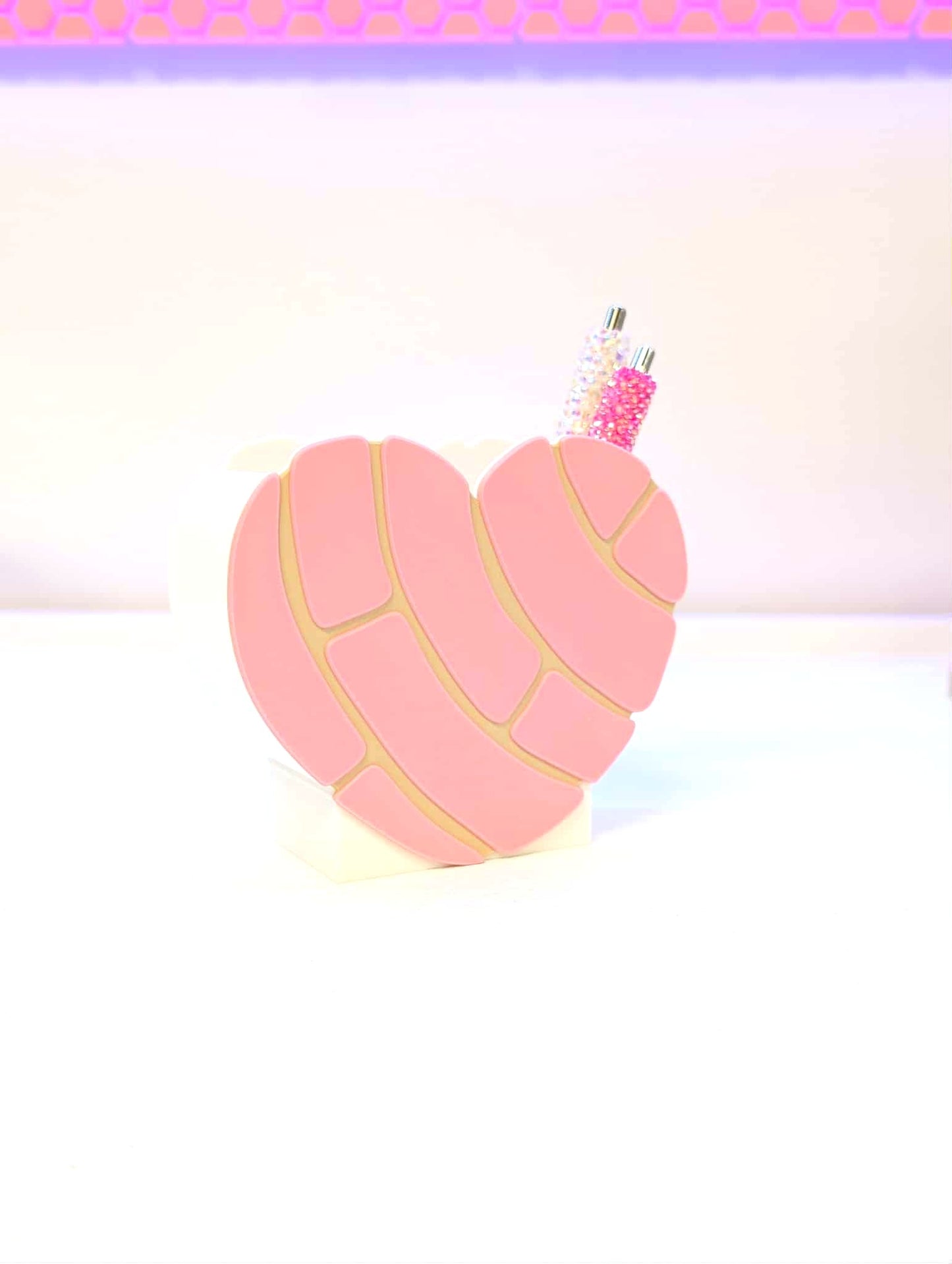 Digital Download - Concha Heart Pen Holder STL & 3MF File