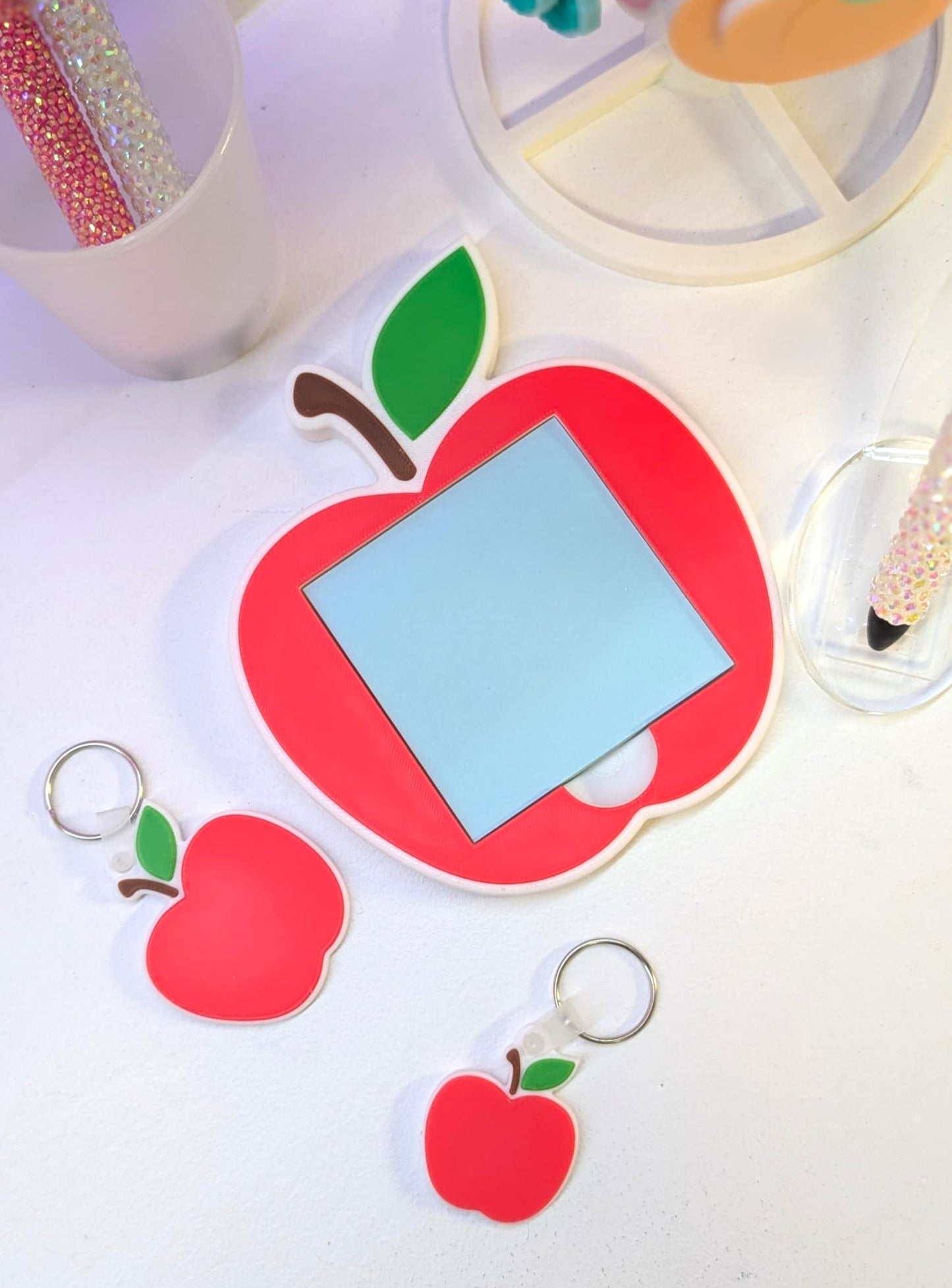 Apple Sticky Note Holder - STL & 3MF - Digital Download