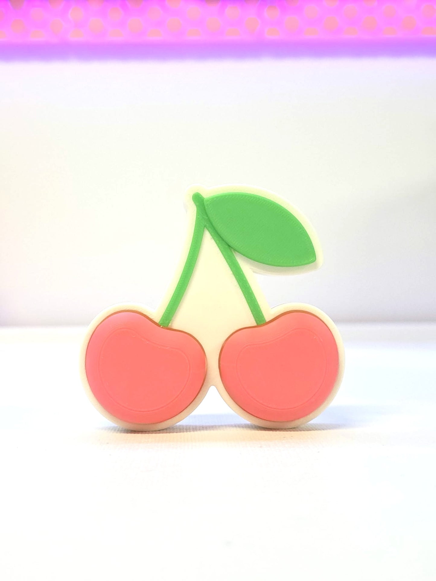 Cherry Double Fidget Clicker STL & 3MF 3D Print File - Keychain (Digital Download)