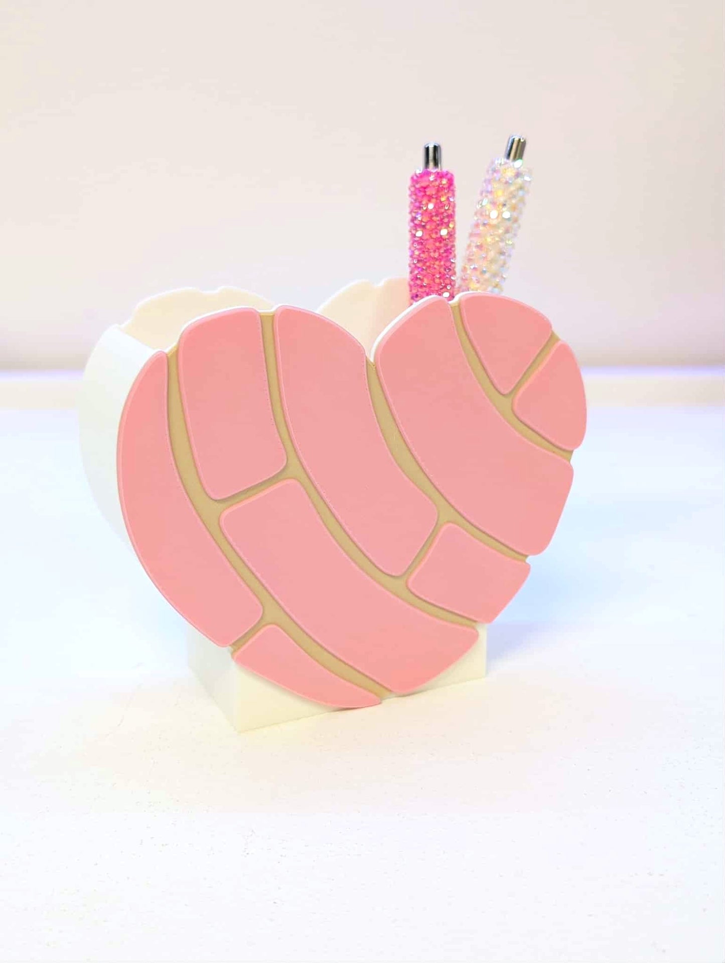Digital Download - Concha Heart Pen Holder STL & 3MF File