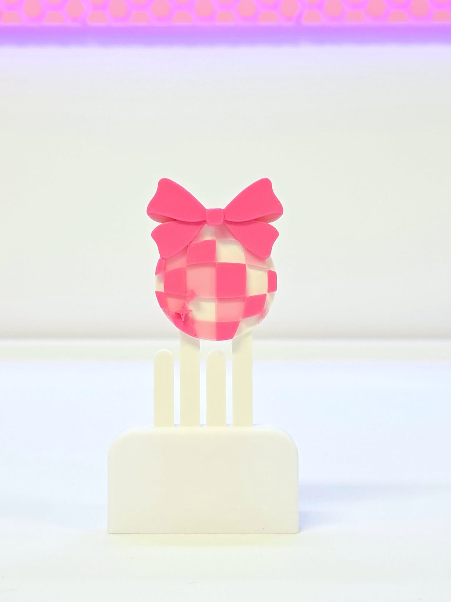 Disco Bow Paper Clip 3D Print File (STL & 3MF Digital Download)