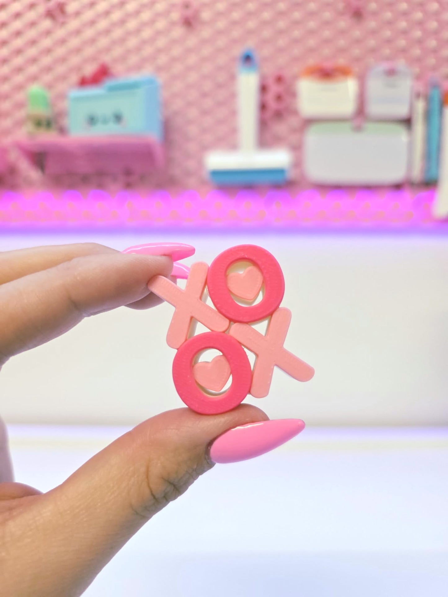 XO Hugs and Kisses Straw Topper 3D Print File (STL & 3MF Digital Download) 8mm + 10mm Sizes