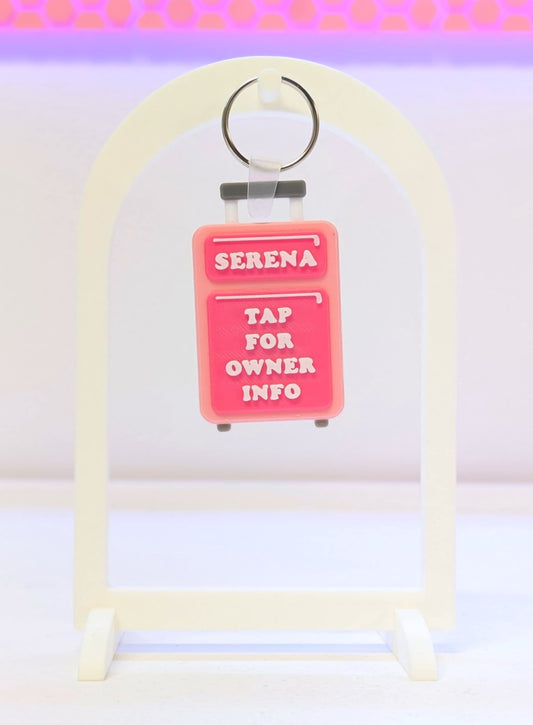 Digital Download - Luggage NFC Bag Tag - Editable Text Tap To Contact