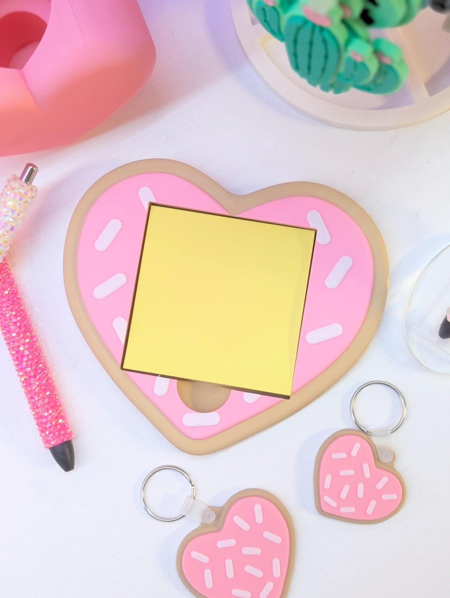 Sugar Cookie Sticky Note Holder - STL & 3MF - Digital Download