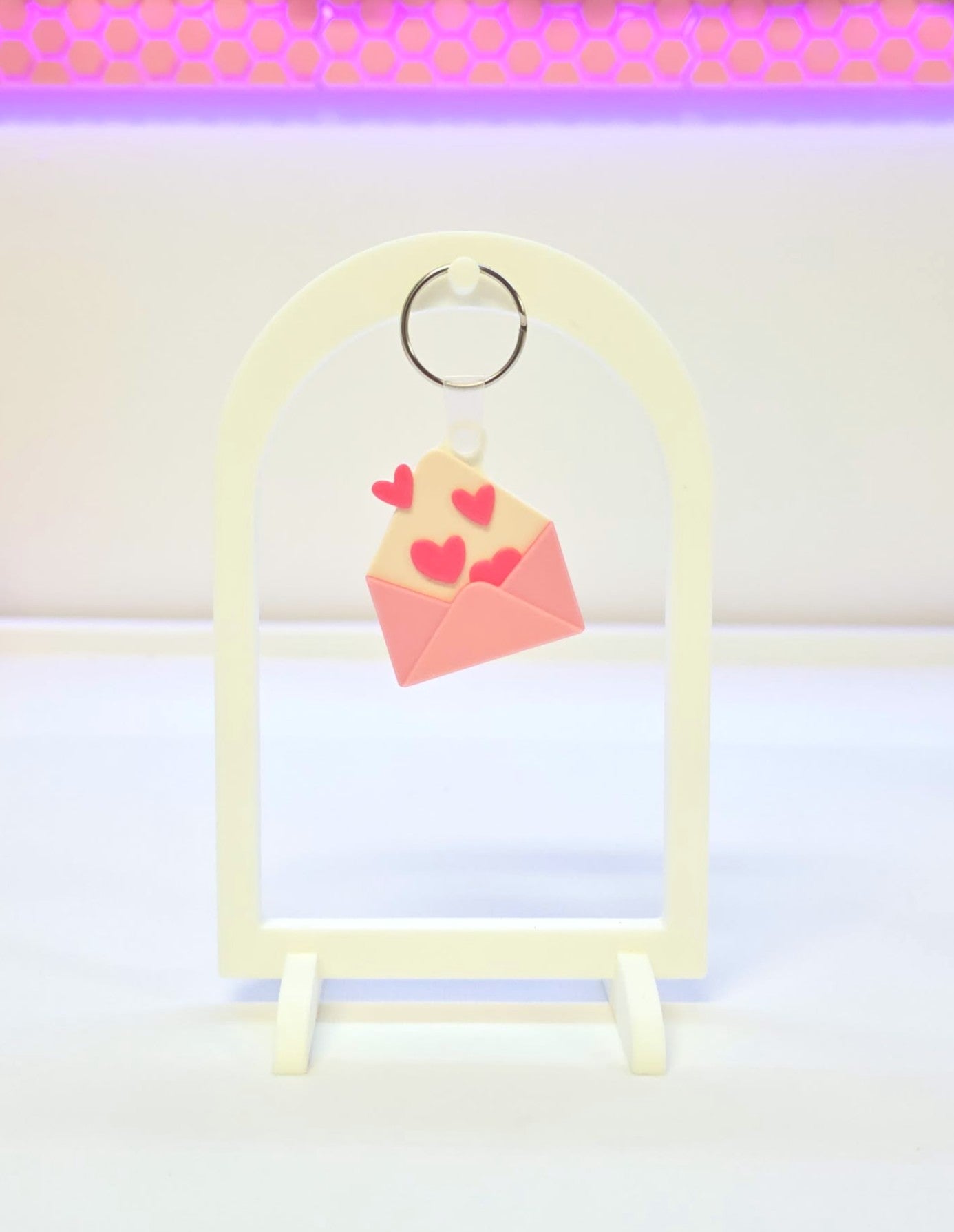 Love Letter NFC Keychain STL & 3MF File: 3D Print Digital Download