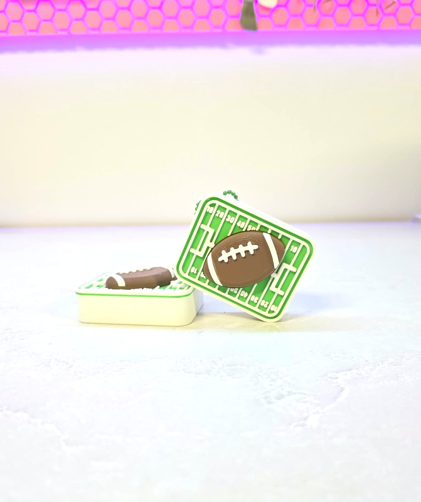 Football Field Fidget Clicker STL & 3MF 3D Print File (Digital Download)