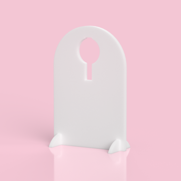 Raised Badge Reel Display Arch 3D Print File (STL & 3MF Digital Download)