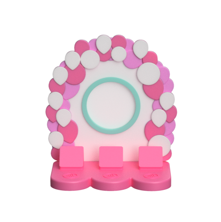 Digital Download - NFC Display Backing - Balloon Arch Backing - Circle