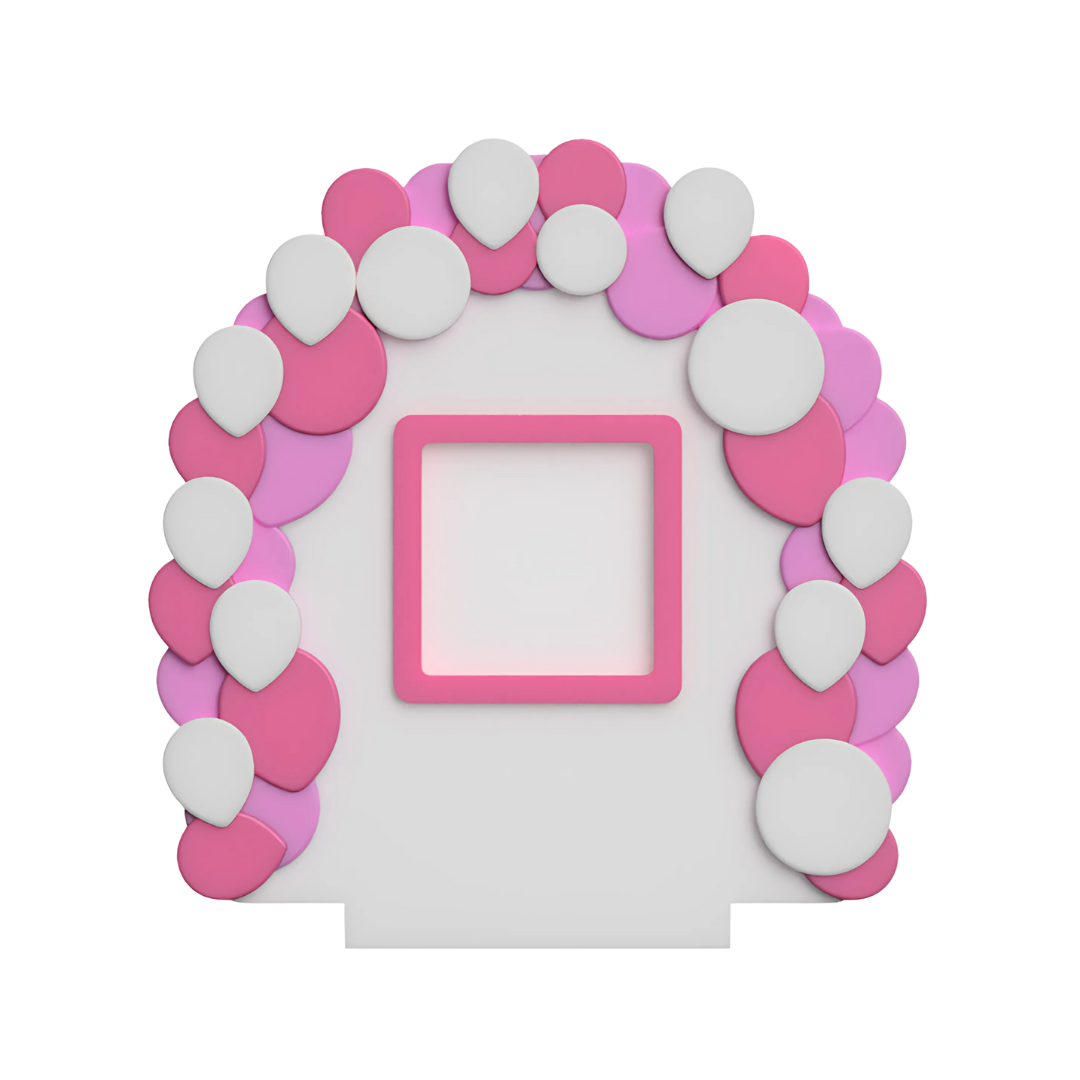 Digital Download - NFC Display Backing - Balloon Arch Backing - Square