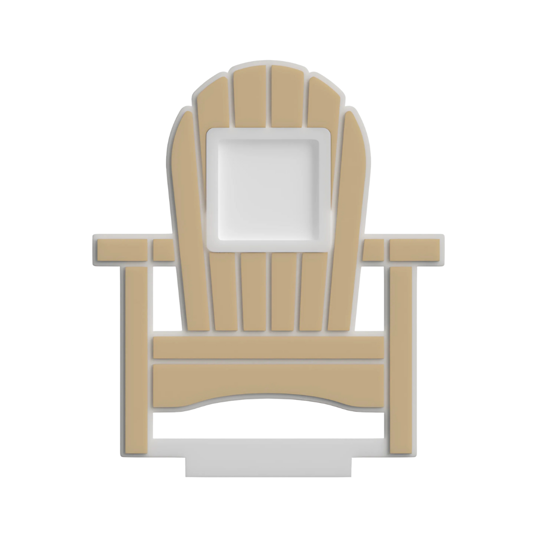 Digital Download - NFC Display Backing - Beach Chair Backing - Square