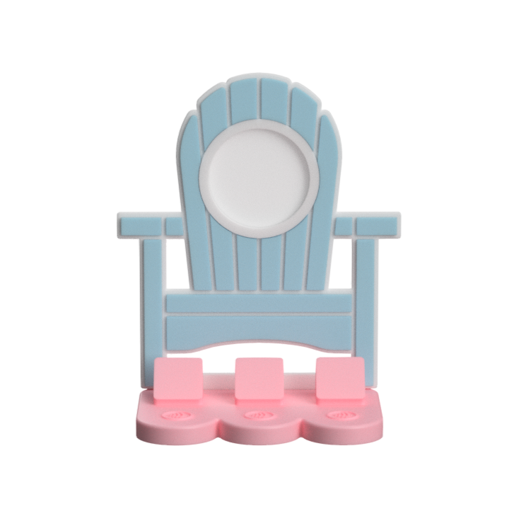 Digital Download - NFC Display Backing - Beach Chair Backing - Circle