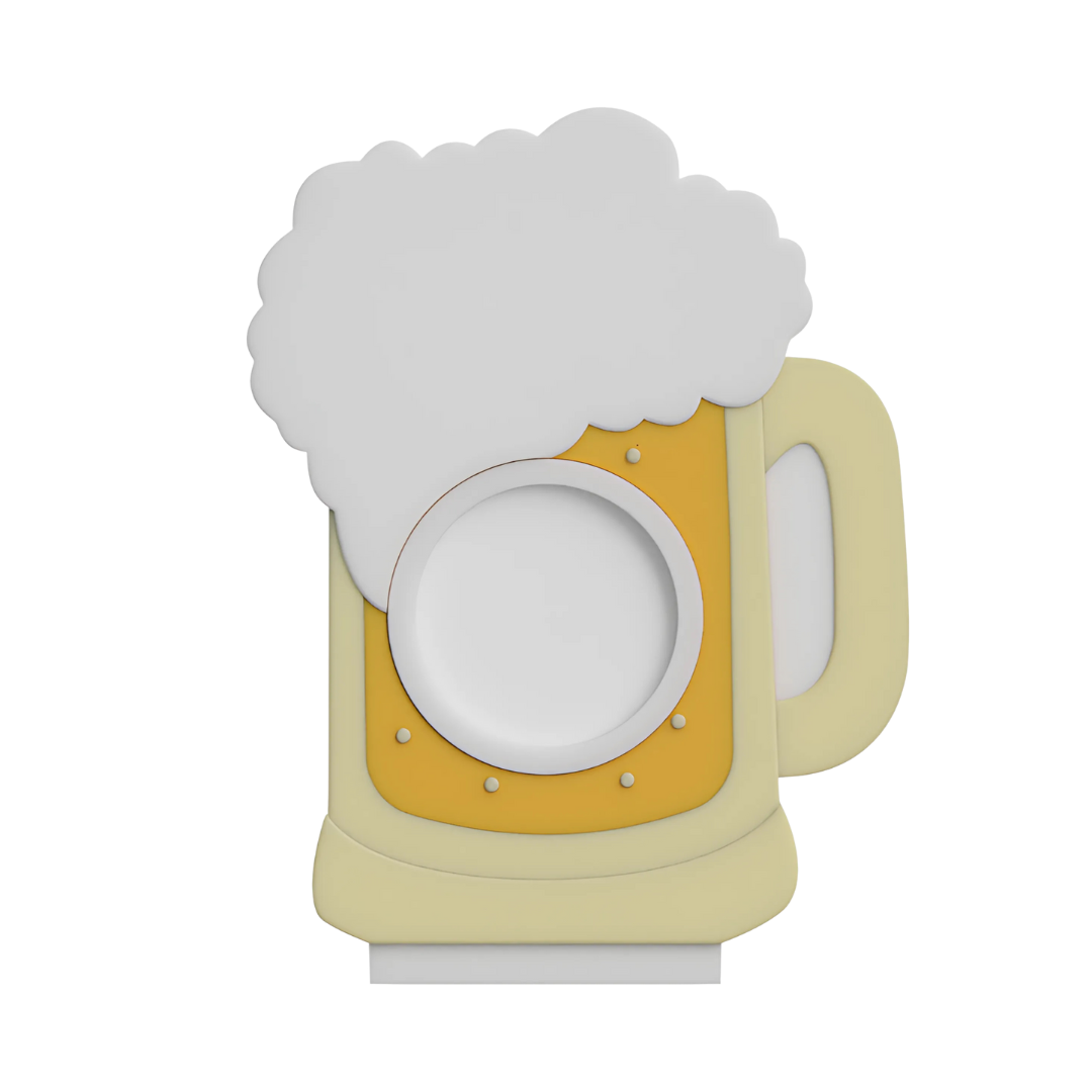 Digital Download - NFC Display Backing - Beer Backing - Circle