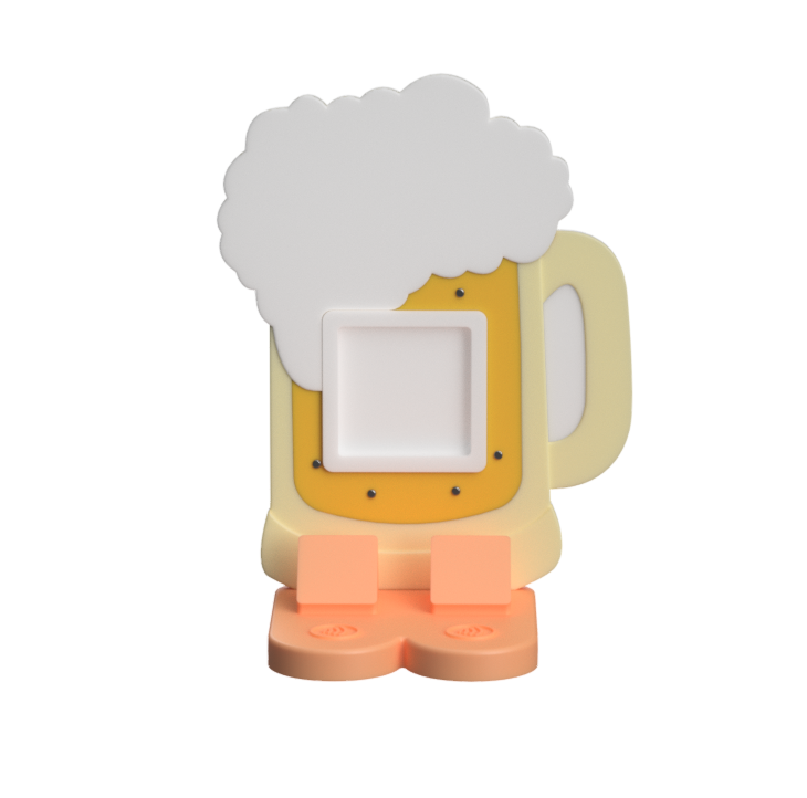Digital Download - NFC Display Backing - Beer Backing - Square