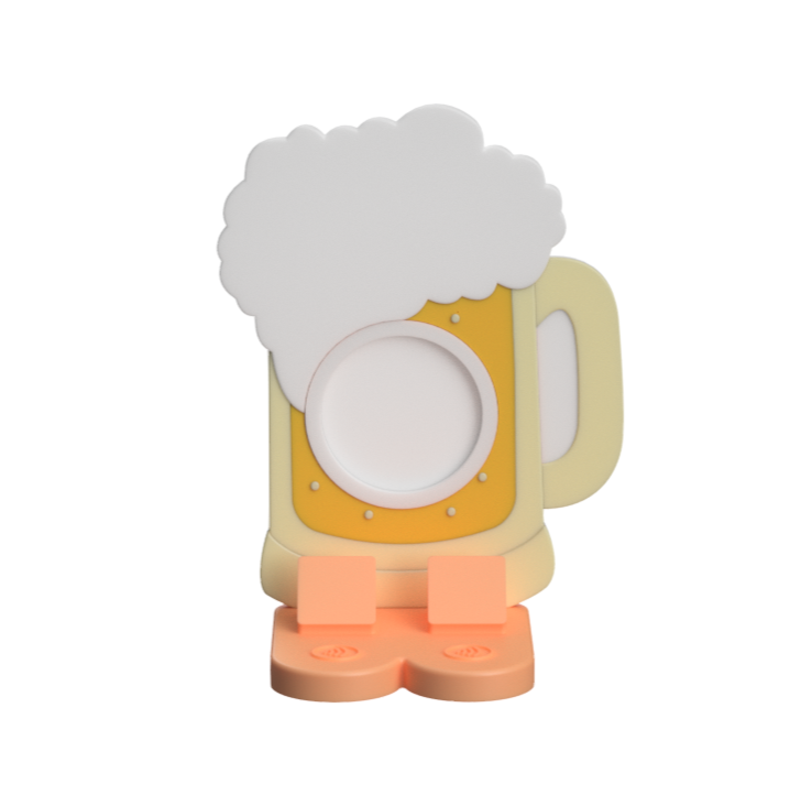 Digital Download - NFC Display Backing - Beer Backing - Circle