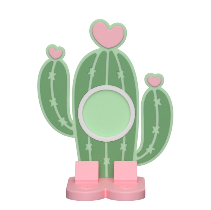 Digital Download - NFC Display Backing - Heart Cactus Backing
