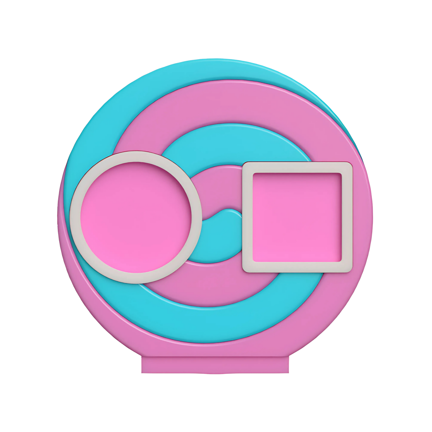 Digital Download - NFC Display Backing - Candy Swirl Backing