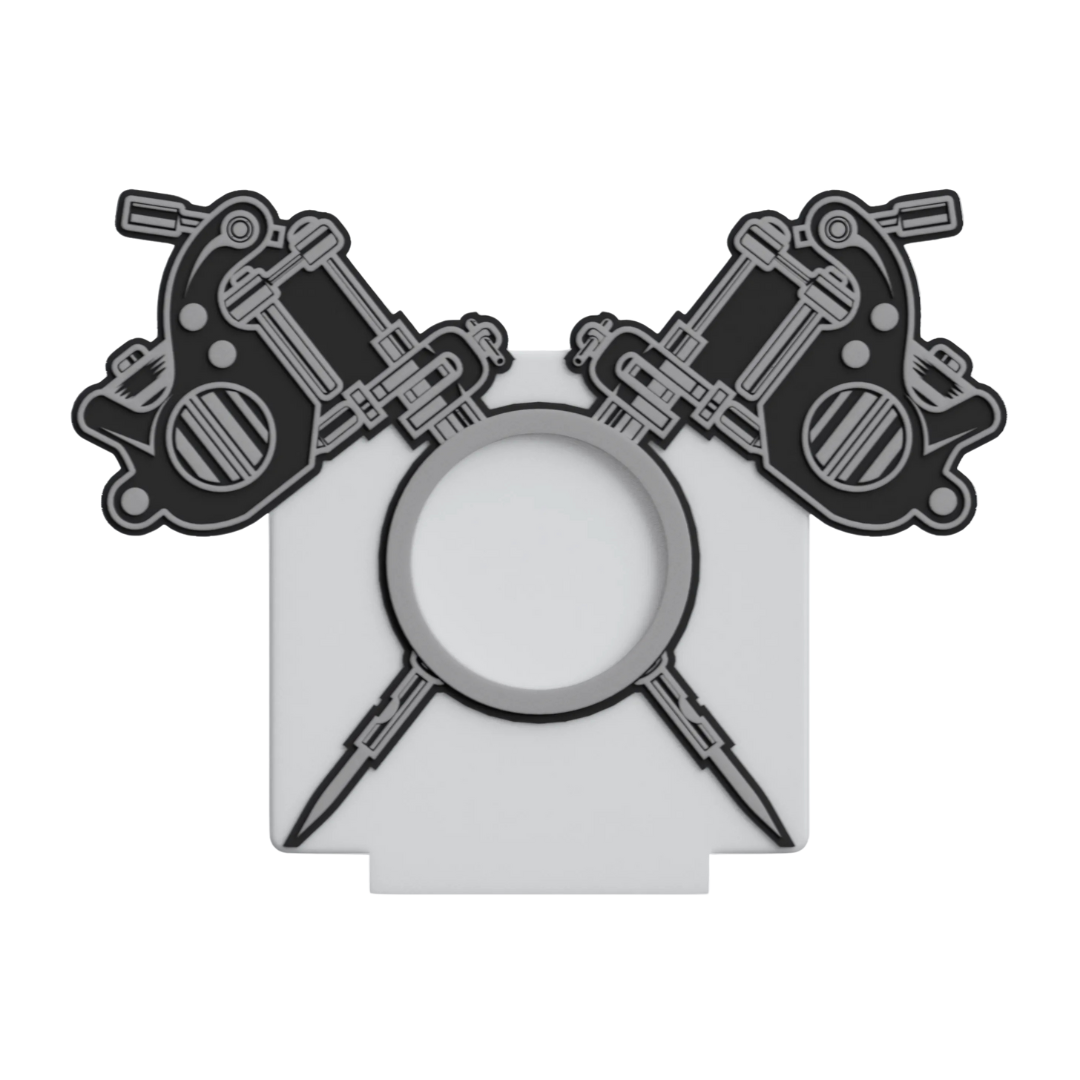 Digital Download - NFC Display Backing - Tattoo Guns Backing - Circle