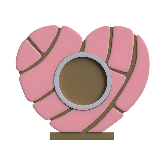 Digital Download - NFC Display Backing - Concha Heart Backing - Circle
