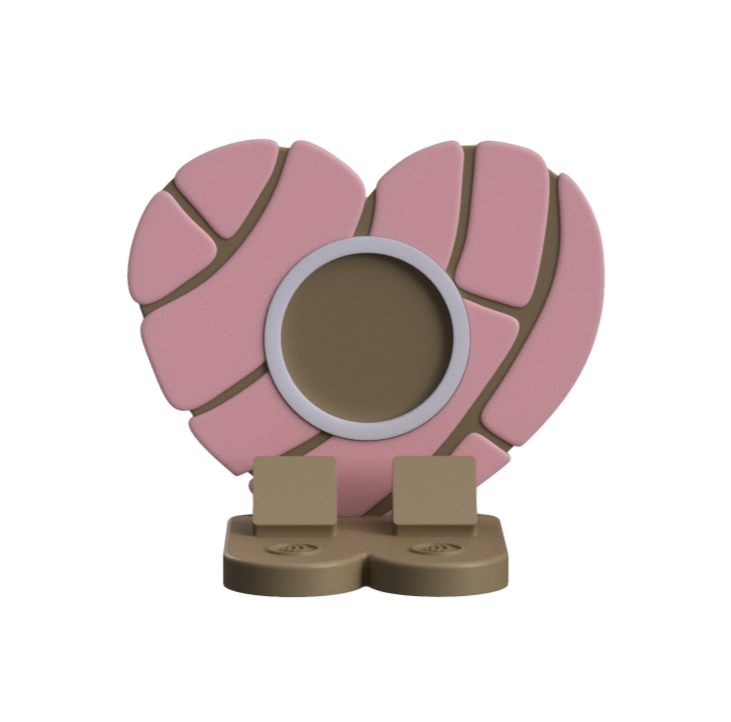 Digital Download - NFC Display Backing - Concha Heart Backing - Circle