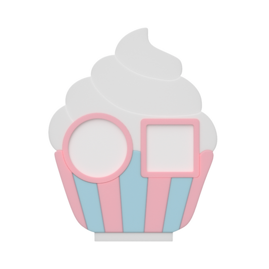 Digital Download - NFC Display Backing - Cupcake Backing